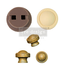 Cargar imagen en el visor de la galería, Molde Re Design With Prima - Cece Knob Mould - Pearl Inlay
