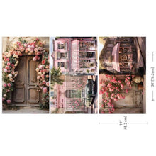 Cargar imagen en el visor de la galería, Decoupage Decor Tissue Paper Pack - BLUSH BLOSSOM BOULEVARD