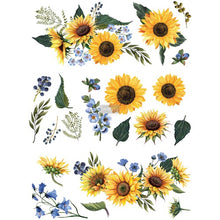 Cargar imagen en el visor de la galería, Decor transfer RE DESIGN WITH PRIMA - SUNFLOWER FIELDS