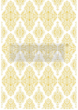 Cargar imagen en el visor de la galería, Transfer RE DESIGN WITH PRIMA - KACHA GOLD DAMASK