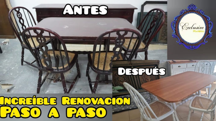 Transforma tu comedor con pintura: dale una nueva vida a tus muebles