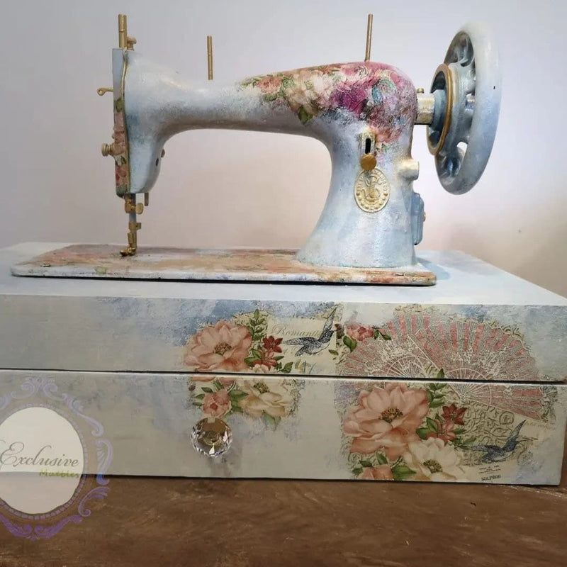 Como decorar una maquina de coser Antigua  Exclusivemuebles Blog de  Exclusive Muebles blog