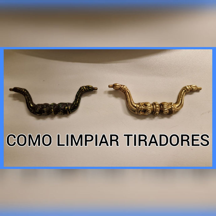 Como limpiar tiradores de muebles antiguos