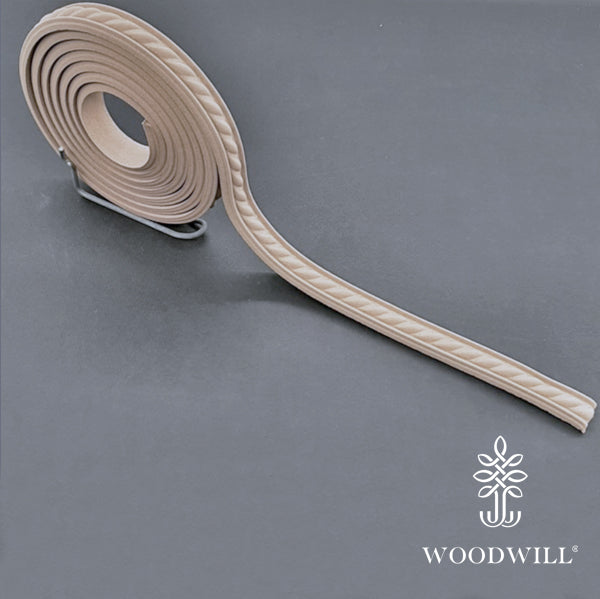 Wood Carved Flexible Trimm 215cm. X 1.7 Cm