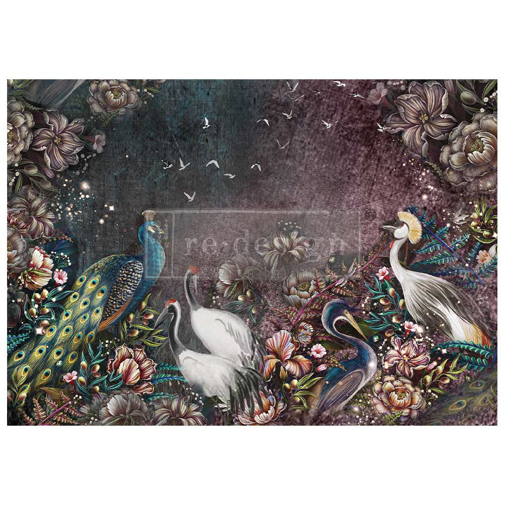 Papel Decoupage Re Design With Prima - BIRDS AND BLOOMS