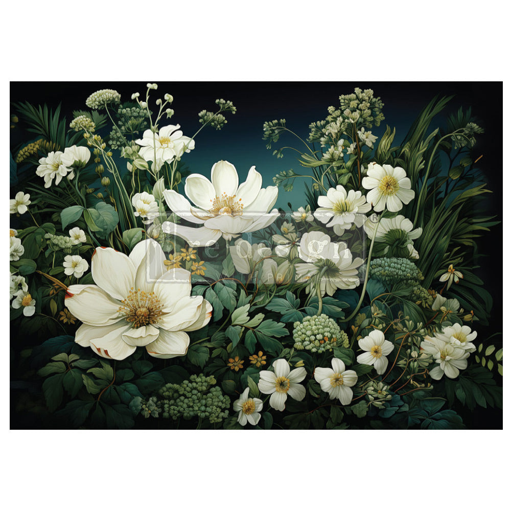 Papel Decoupage Re Design With Prima - CONTRAST OF NIGHT AND PETAL