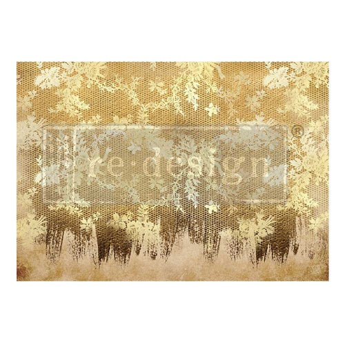 Papel Decoupage Re Design With Prima - GILDED LACE