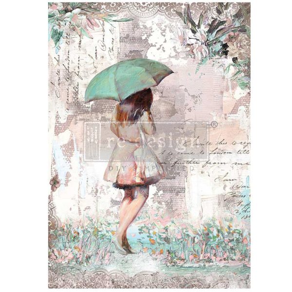 Papel Decoupage Re Design With Prima - RAINY AFTERNOON