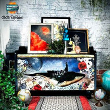 Cargar imagen en el visor de la galería, Papel Decoupage Re Design With Prima - WHALE IN COSMOS
