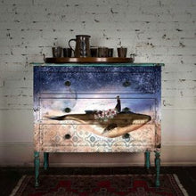 Cargar imagen en el visor de la galería, Papel Decoupage Re Design With Prima - WHALE IN COSMOS
