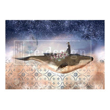 Cargar imagen en el visor de la galería, Papel Decoupage Re Design With Prima - WHALE IN COSMOS

