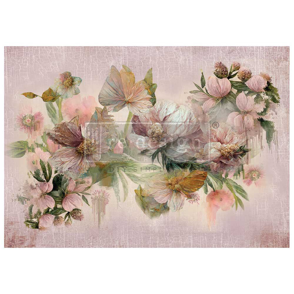 Papel Decoupage Re Design With Prima - WISP OF MAUVE