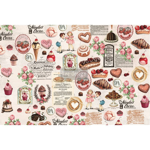 Papel Decoupage Re Design With Prima - SUPER DECADENT