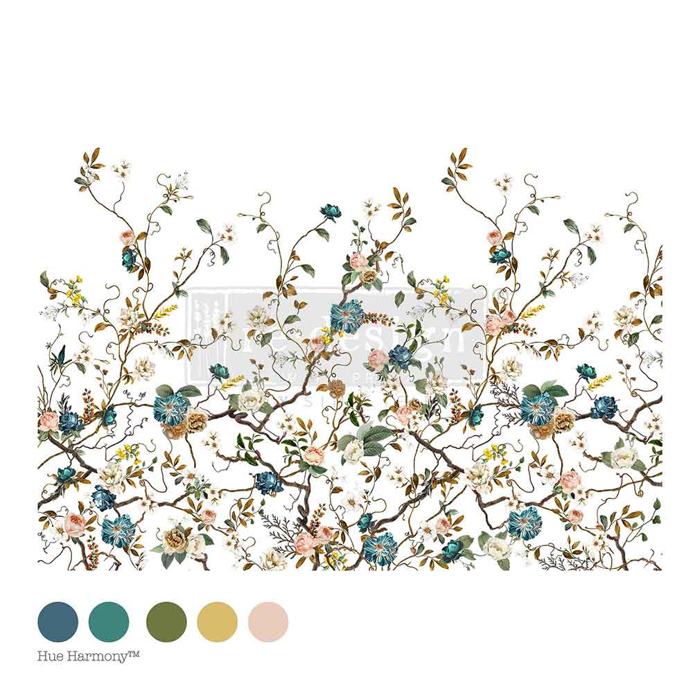 Transfer Decor Transfers Re Design With Prima - Blue Vine
