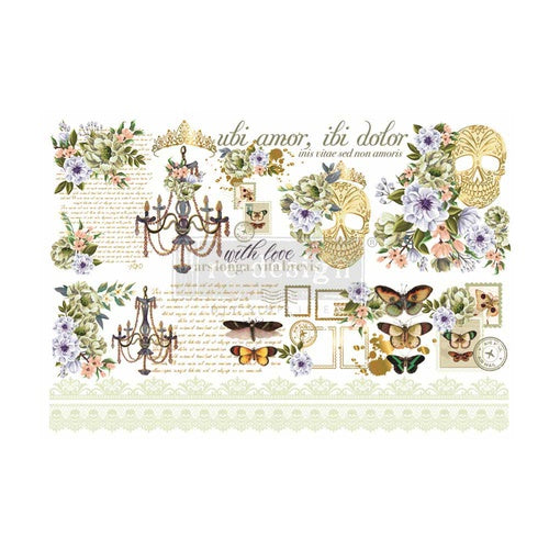 Decor Tranfer RE DESIGN WITH PRIMA - CECE WITH LOVE, SKULLY