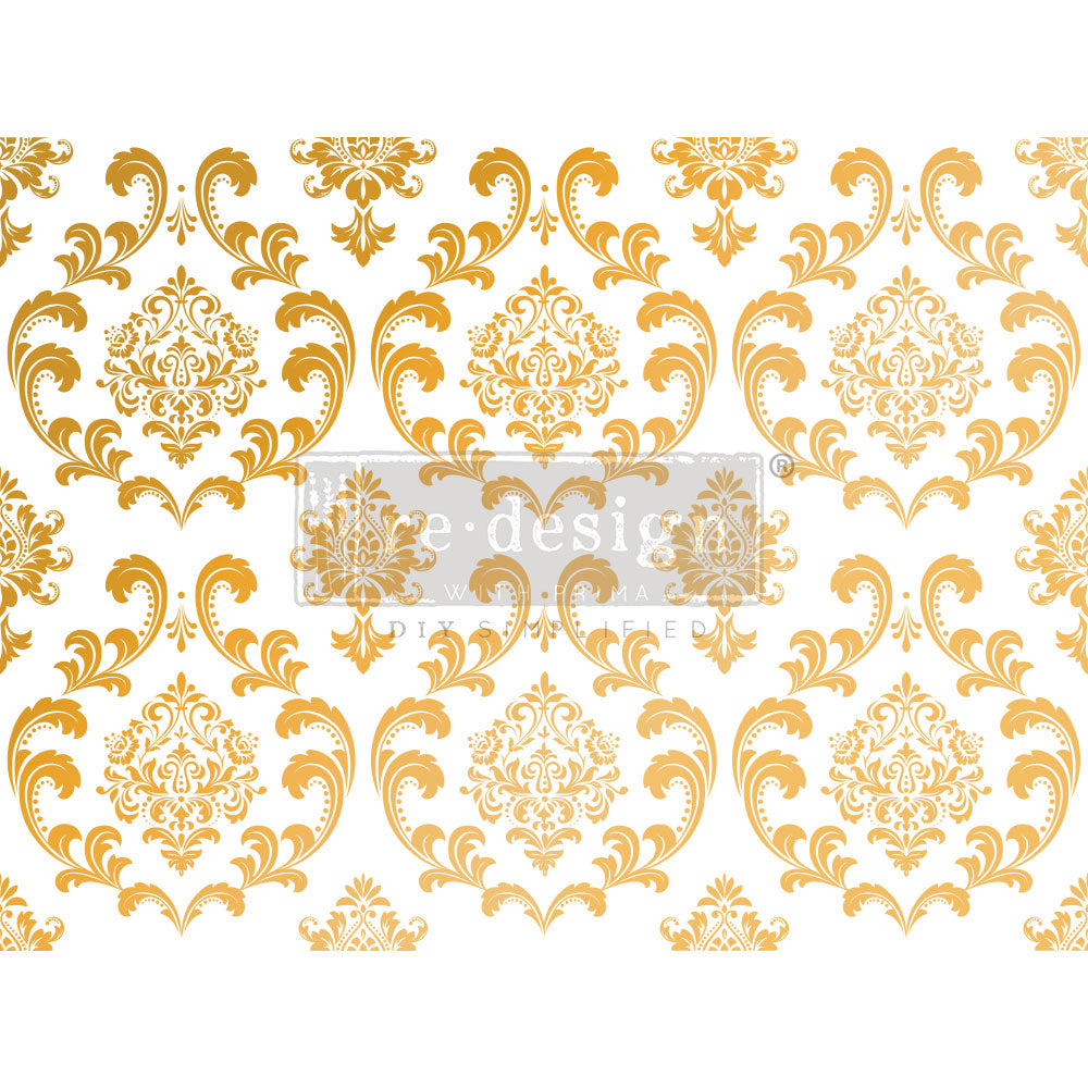 Decor Transfer RE DESIGN WITH PRIMA - Gold Foil Kacha - House of Damask