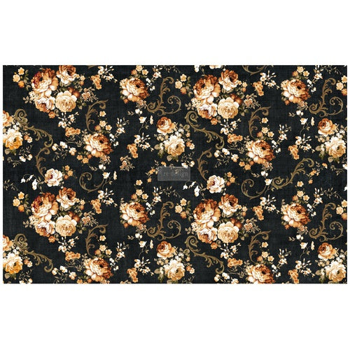 Papel Decoupage Re Design With Prima - DARK FLORAL