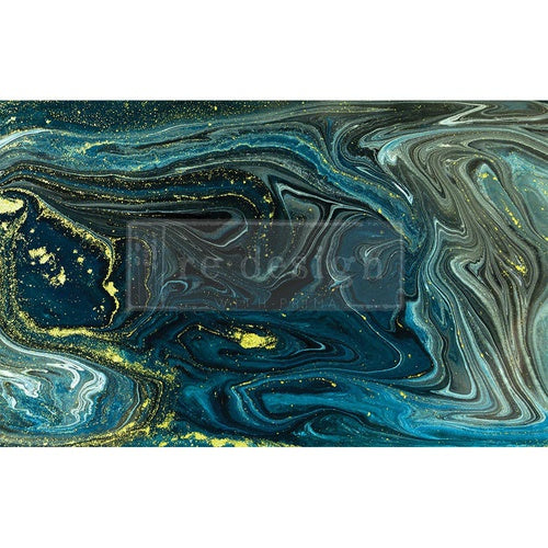 Papel Decoupage Re Design With Prima - NOCTURNAL MARBLE