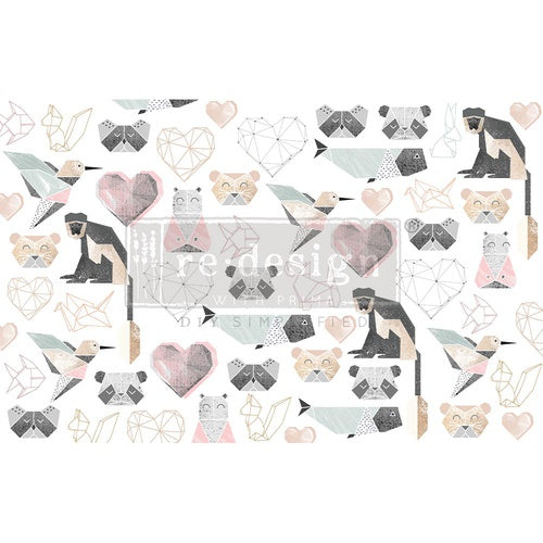 Papel Decoupage Re Design With Prima - ORIGAMI LOVE