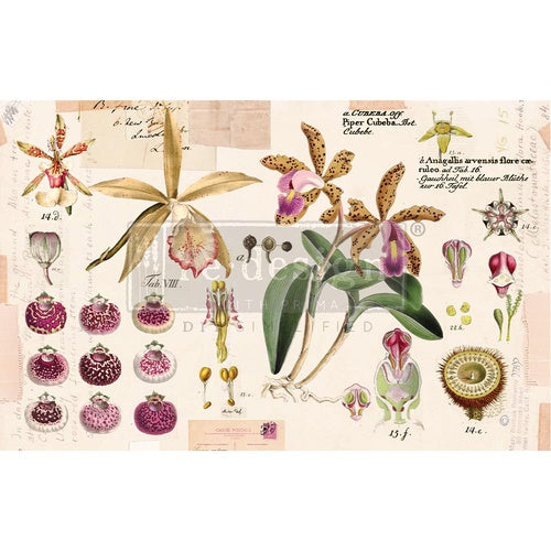 Papel Decoupage Re Design With Prima - PURPLE BEAUTY