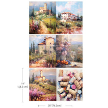 Cargar imagen en el visor de la galería, Decoupage Decor Tissue Paper Pack - ROMANTIC GETAWAY
