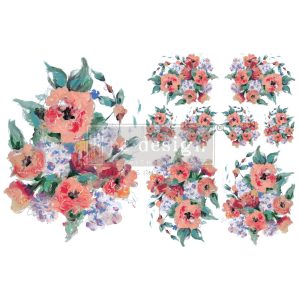 H2O Transfer Re Design With Prima - Brilliant Blooms