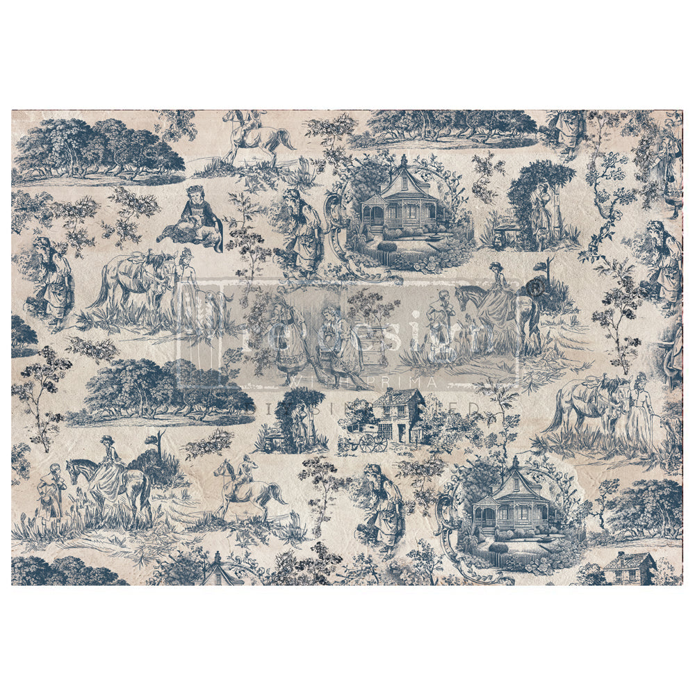 Papel Decoupage Re Design With Prima - KACHA - TOILE DE JOUY