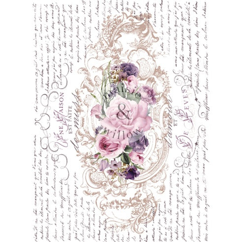 Decor Tranfer RE DESIGN WITH PRIMA - FLORAL POEMS