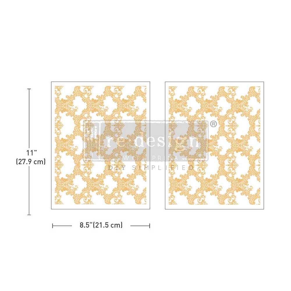 Middy Transfer RE DESIGN WITH PRIMA - Kacha - Golden Lacework