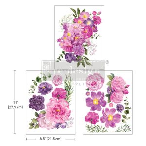 Middy Transfer Re Design With Prima - PURPLE BLOSSOM