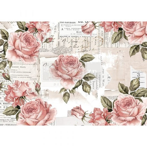 Papel Decoupage Re Design With Prima - FLORAL SWEETNESS
