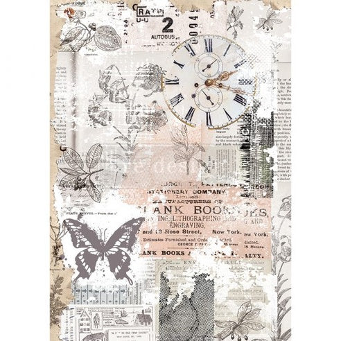 Papel Decoupage Re Design With Prima -HERB´S MEMORY