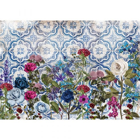 Papel Decoupage Re Design With Prima - MOONLIGHT GARDEN