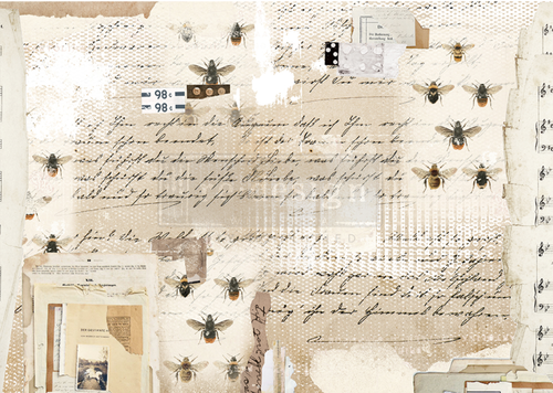 Papel Decoupage Re Design With Prima - MYSTERIOUS NOTES
