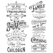 Cargar imagen en el visor de la galería, Decor transfer RE DESIGN WITH PRIMA - FAMILY HEIRLOOMS
