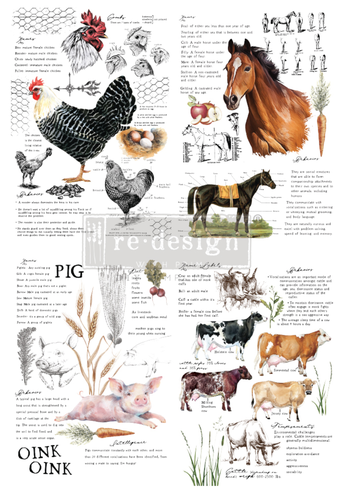 Decor Transfer RE DESIGN WITH PRIMA - FARM LIFE