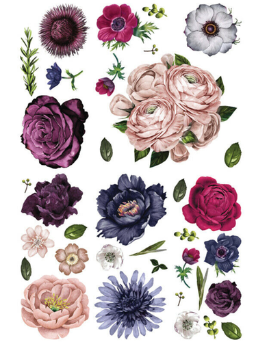 Decor Tranfer RE DESIGN WITH PRIMA - LUSH FLORAL II