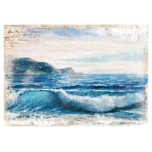 Decor Tranfer RE DESIGN WITH PRIMA - BLUE WAVE