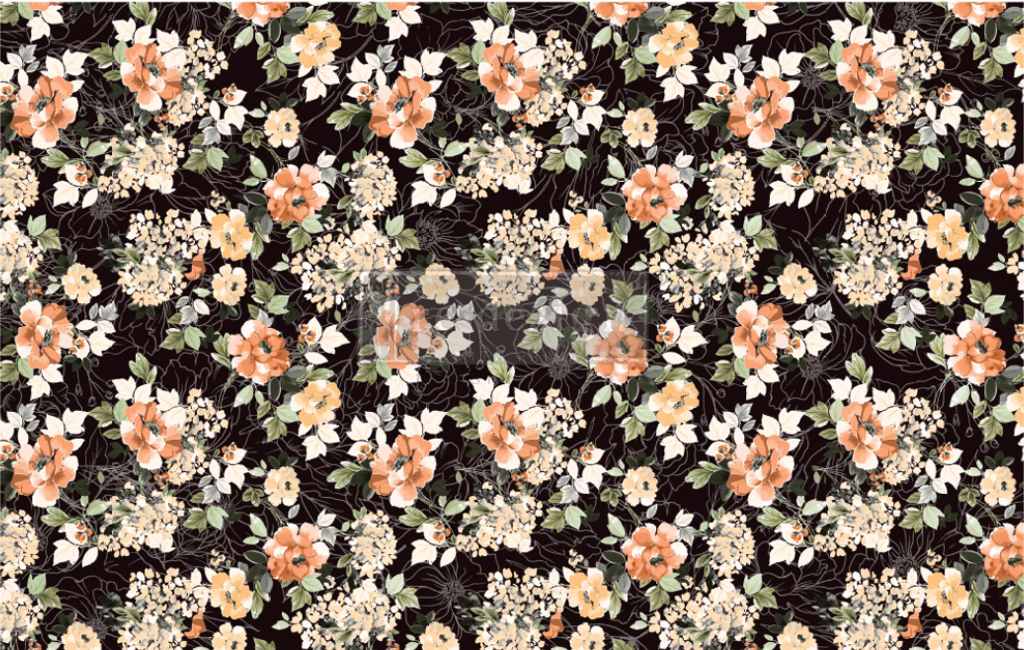Papel Decoupage Re Design With Prima - MIDNIGHT AMBER