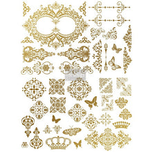 Cargar imagen en el visor de la galería, Decor transfer RE DESIGN WITH PRIMA - GILDED BAROQUE SCROLLWORK
