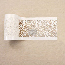 Cargar imagen en el visor de la galería, Redesign Stick &amp; Style Stencil Roll 4&quot; 15 yards- Tea Rose Garden
