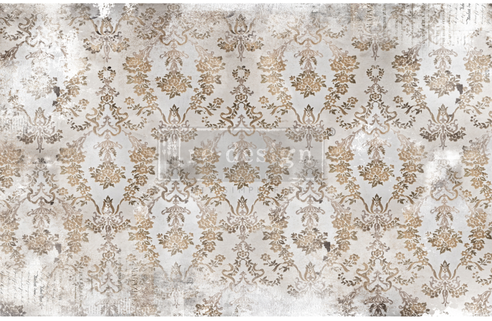 Papel Decoupage Re Design With Prima - WASHED DAMASK