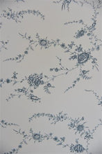Cargar imagen en el visor de la galería, Papel Pintado Vintage - BLOMSTER RANKE - OCEAN BLUE

