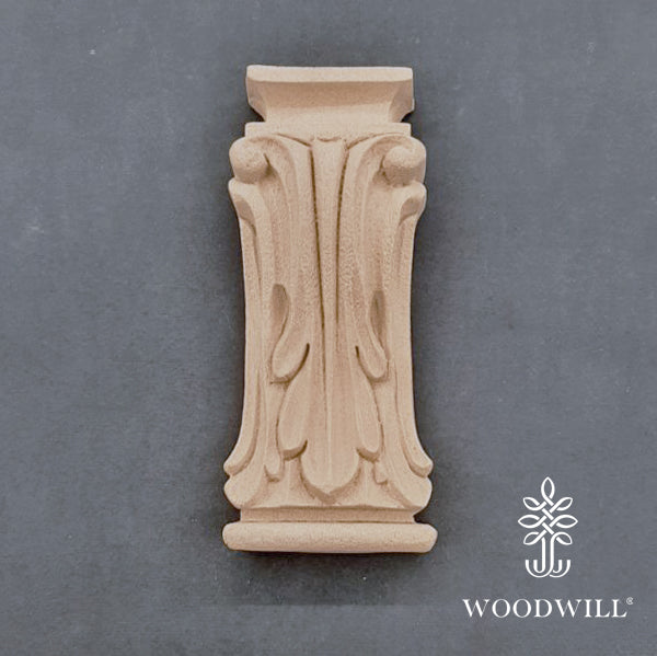 Wood Carved Decorative Column - Pillar 13 cm x 6 cm