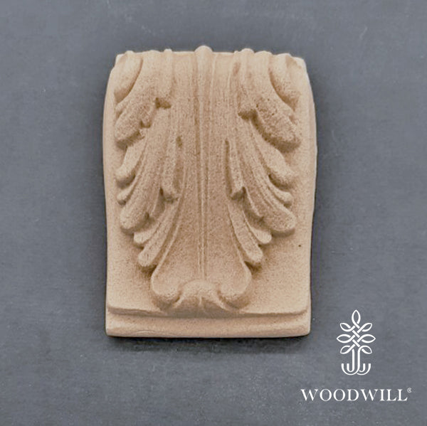 Wood Carved Decorative Column - Pillar 4 cm x 7 cm