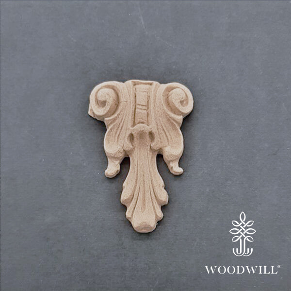 Wood Carved Decorative Column - Pillar 6 cm x 4 cm