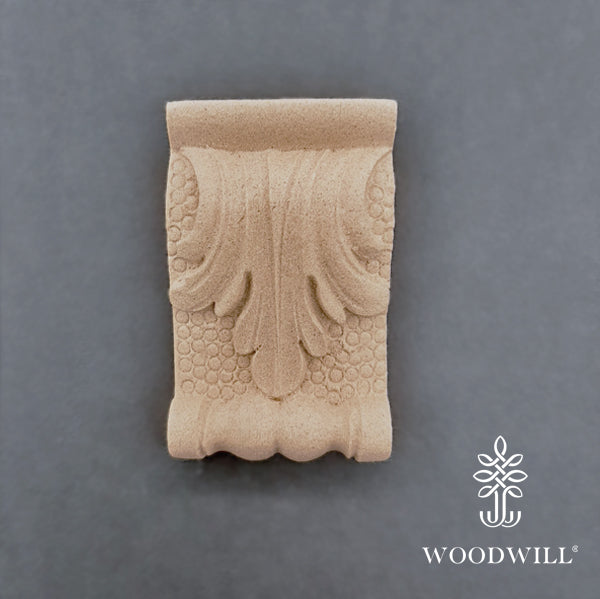 Wood Carved Decorative Column - Pillar 7cm. X 4.5 Cm