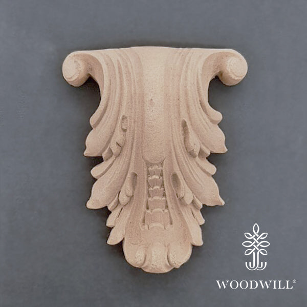 Wood Carved Decorative Column - Pillar 9.5cm. x 11