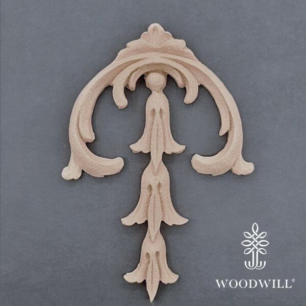 Wood Carved Decorative Decorative Center 13cm x 9 Cm