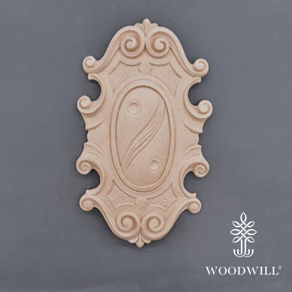 Wood Carved Decorative Thyroid 19cm x 11 cm